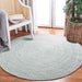 Reversible Braided Area Rug Two Tone Indoor Outdoor Rugs - FogGreen