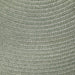 Bohemian Indoor Outdoor Rugs Solid Braided Round Area Rug - Fog Green