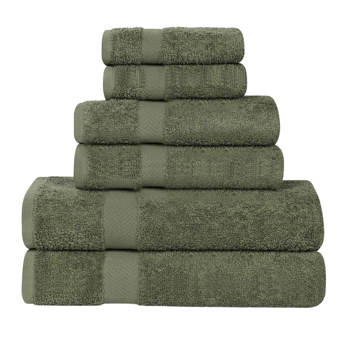 Frankly Eco Friendly Cotton 6 Piece Towel Set