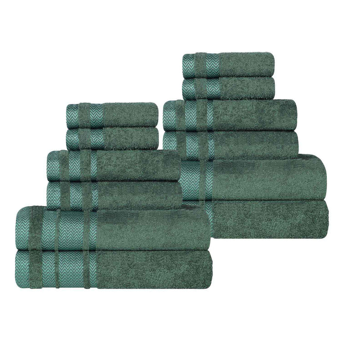 Hays Cotton Medium Weight 12 Piece Towel Set