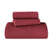 Victory Cotton Matelasse Weave Jacquard Scroll Medallion Bedspread Set - Garnet