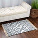 Genaine Geometric Diamond Indoor Area Rug Or Runner Rug - Nightfall Blue