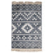 Genaine Geometric Diamond Indoor Area Rug Or Runner Rug - Nightfall Blue