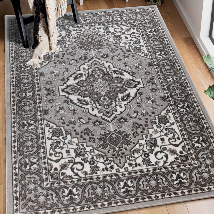 Glendale Traditional Floral Medallion Indoor Area Rug or Runner