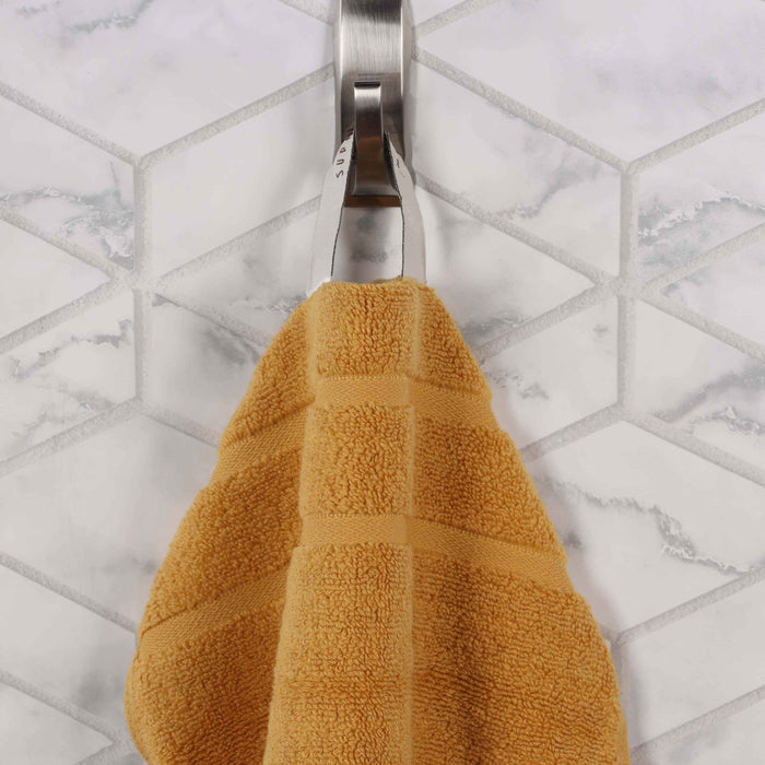 Zero Twist Cotton Waffle Honeycomb Soft Absorbent Hand Towel Set of 6