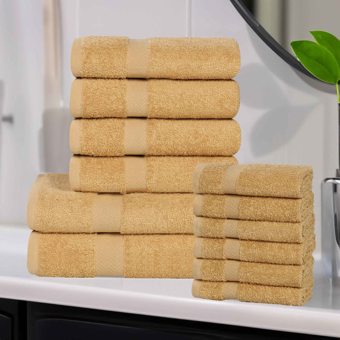 Franklin Cotton Eco Friendly 12 Piece Towel Set