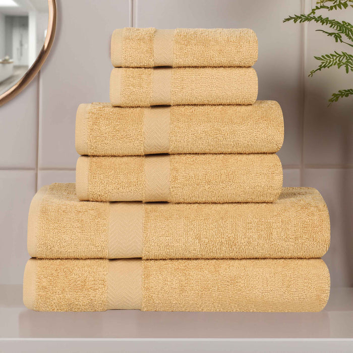 Frankly Eco Friendly Cotton 6 Piece Towel Set