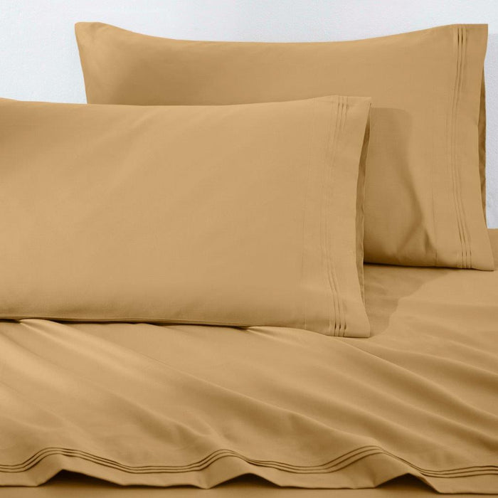 1500 Thread Count Egyptian Cotton Solid  2 Piece Pillowcase Set