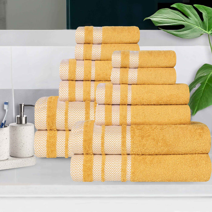 Hays Cotton Medium Weight 12 Piece Towel Set