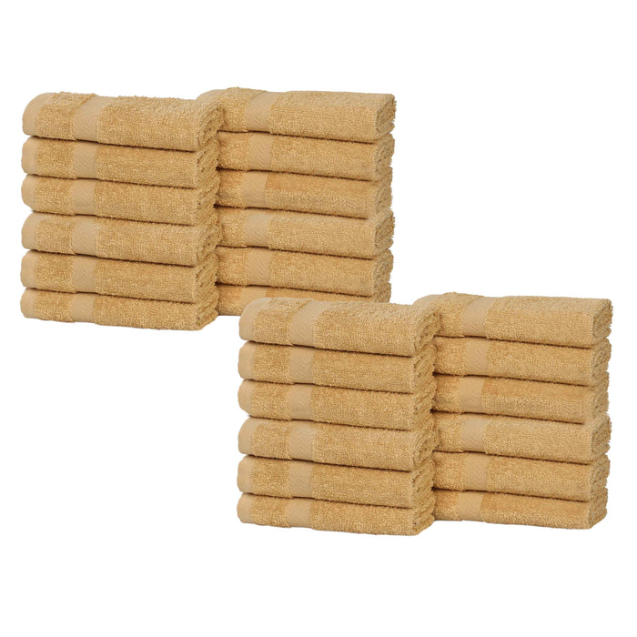 Franklin Cotton Eco Friendly 24 Piece Face Towel Set