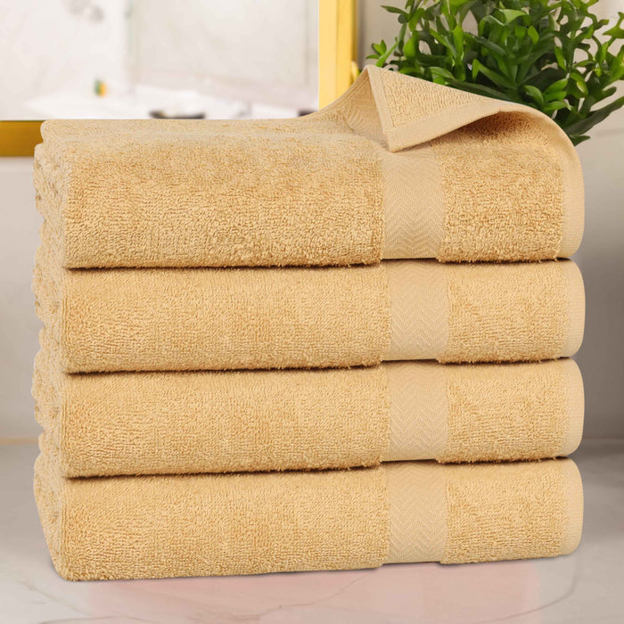 Franklin Cotton Eco Friendly 4 Piece Bath Towel Set