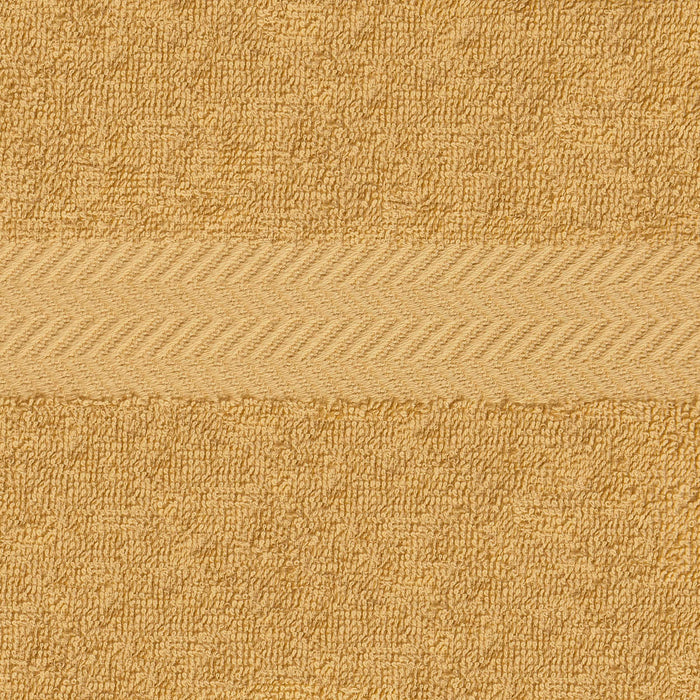 Franklin Cotton Eco Friendly 24 Piece Face Towel Set - Gold