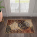 Leigh Traditional Floral Scroll Indoor Area Rugs or Runner Rug - Gold