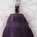 Cotton Zero Twist Solid 3 Piece Towel Set - GrapeSeed