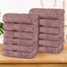 Atlas Cotton Plush Heavyweight Luxury Face Towel Washcloth Set of 12 - GrapeShake