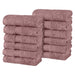 Atlas Cotton Plush Heavyweight Luxury Face Towel Washcloth Set of 12 - GrapeShake