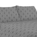 Cotton Flannel Trellis Deep Pocket Sheet Set - Gray