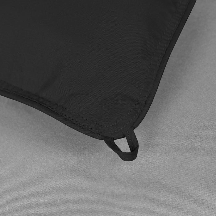 Brushed Microfiber Reversible Comforter - Gray/Black