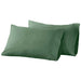 Egyptian Cotton 850 Thread Count Solid Pillowcases, Set of 2 - Green