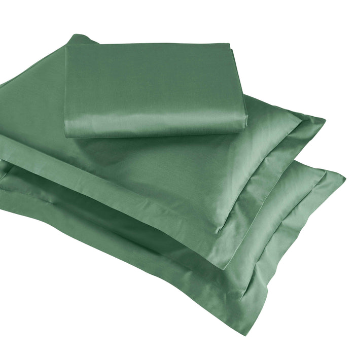 Egyptian Cotton 850 Thread Count Solid Duvet Cover Set - Green