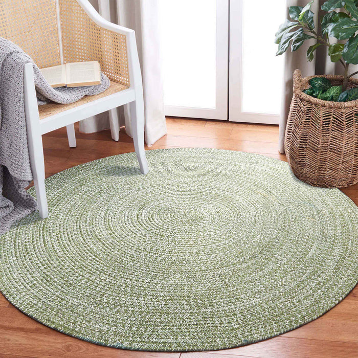 Reversible Braided Area Rug Two Tone Indoor Outdoor Rugs