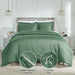 Egyptian Cotton 850 Thread Count Solid Duvet Cover Set - Green