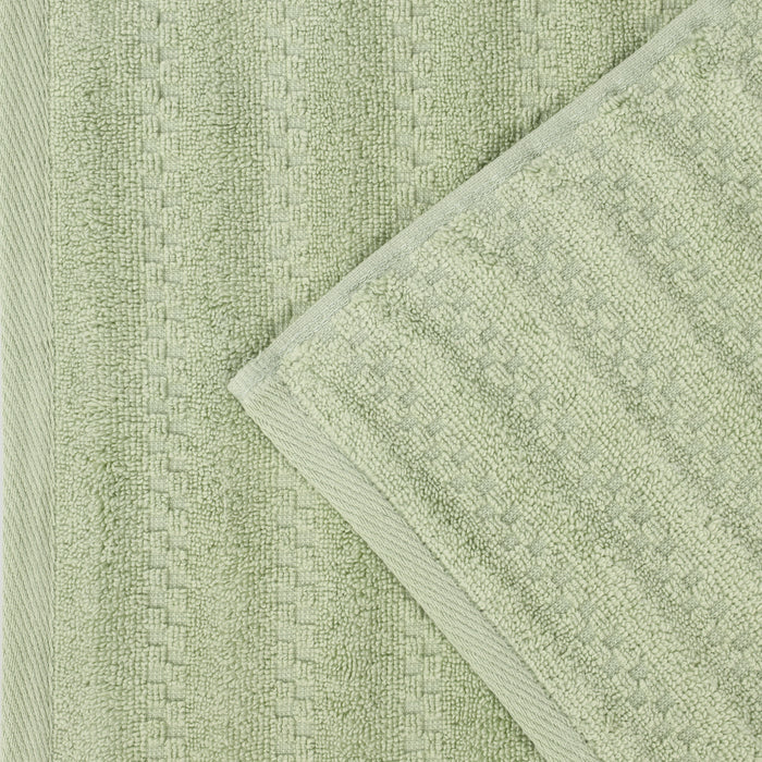 Zuma Zero Twist Cotton Medium Weight Soft Absorbent Bath Towels, Set of 2