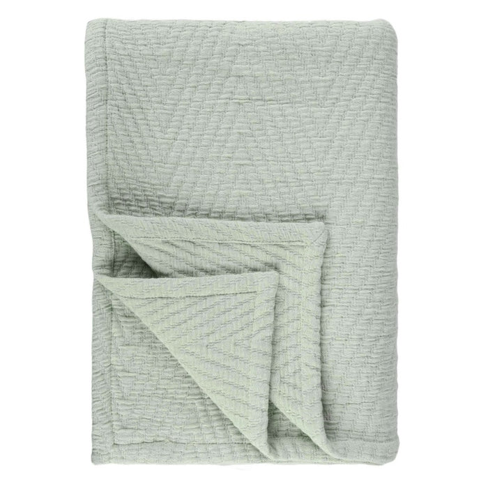 Aswan Cotton Medium Weight Chevron Woven Coverlet