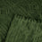 Boho Knit Jacquard Fleece Plush Fluffy Blanket - Green