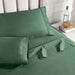 Egyptian Cotton 850 Thread Count Solid Bed Sheet Set - Green