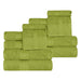 Atlas Cotton Plush Heavyweight Luxury 12 Piece Assorted Towel Set - GreenEssence