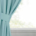 Solid Machine Washable Room Darkening Blackout Curtains, Set of 2 - Blue Nile Mills