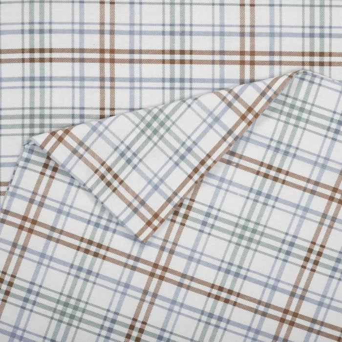 Plaid Flannel Cotton Classic Farmhouse Deep Pocket Bed Sheet Set