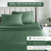 Egyptian Cotton 850 Thread Count Solid Bed Sheet Set - Green