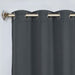 Solid Machine Washable Room Darkening Blackout Curtains, Set of 2 - Blue Nile Mills