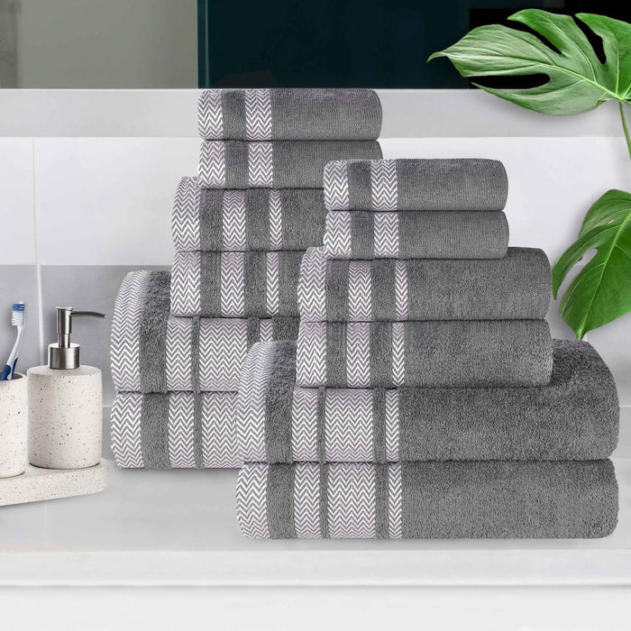 Hays Cotton Medium Weight 12 Piece Towel Set