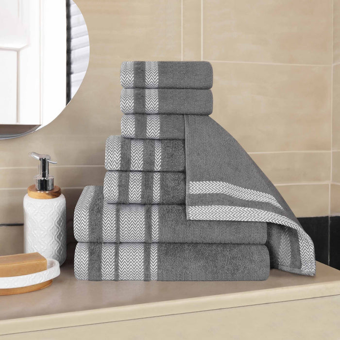 Hays Cotton Medium Weight 8 Piece Towel Set