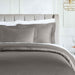 Egyptian Cotton 850 Thread Count Solid Duvet Cover Set - Gray