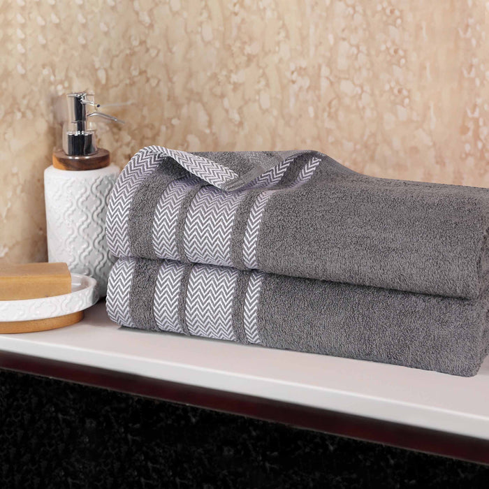 Hays Cotton Soft Medium Weight Bath Sheet Set of 2