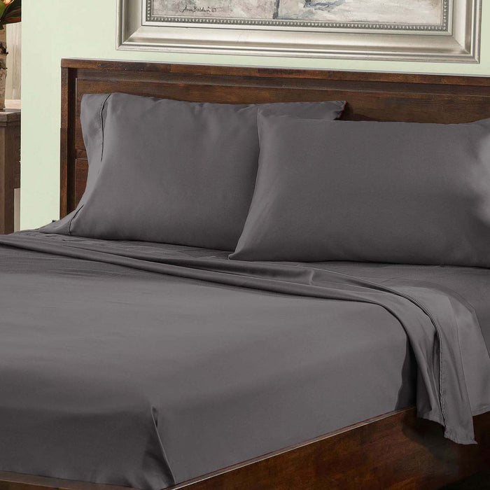 Solid 800-Thread Count Cotton Blend Deep Pocket Sheet Set