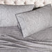 Italian Paisley 600 Thread Count Cotton Blend 2-Piece Pillowcase Set - Gray