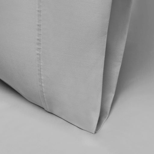 1000 Thread Count Wrinkle Resistant Pillowcase Set - Gray