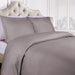 Egyptian Cotton 300 Thread Count Striped Duvet Cover Set - Gray