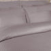 Egyptian Cotton 300 Thread Count Striped Duvet Cover Set - Gray