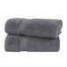 Cotton Zero Twist 2 Piece Bath Sheet Towel Set - Gray