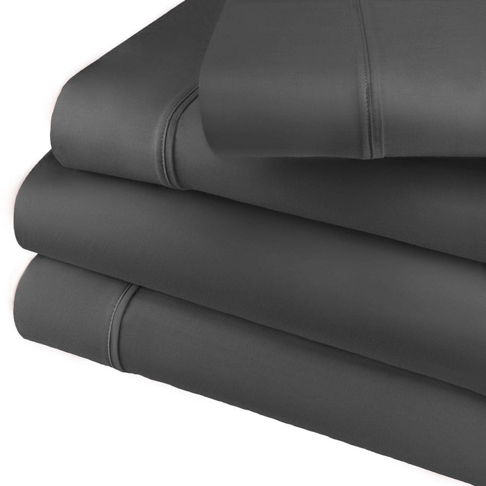 Solid 800-Thread Count Cotton Blend Deep Pocket Sheet Set