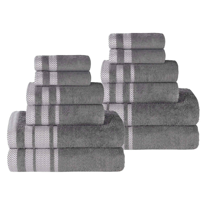 Hays Cotton Medium Weight 12 Piece Towel Set