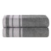 Hays Cotton Soft Medium Weight Bath Sheet Set of 2 - Grey