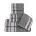 Hays Cotton Medium Weight 8 Piece Bathroom Towel Set - Grey