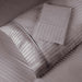 400 Thread Count Stripe Egyptian Cotton Pillowcases Set of 2 - Gray